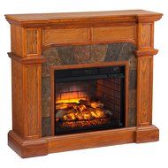 Southern Enterprises Cartwright Corner Infrared Electric Fireplace N5