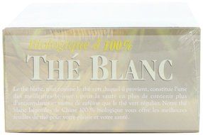 Uncle Lee's Tea Organic White Tea, Tea Bags, 100-Count Boxes (Pack of 4) N7