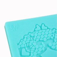 Tint Lace Sugar Craft Silicone Cake Mold Bending Line Heart Pattern