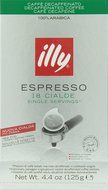 Illy Caffe Espresso Pods (Decaffeinated, Green Band) 18 Count Box N4