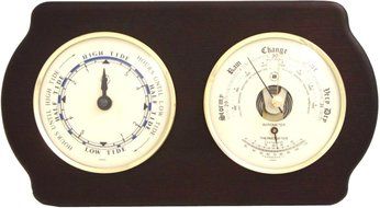 Tide Clock, Barometer and Thermometer