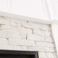 Southern Enterprises Merrimack Corner Electric Fireplace in White N3