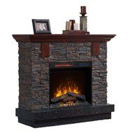 Cautis Rustic 52" Stone Infrared Fireplace N2