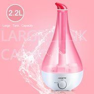 Swan Shape Ultrasonic Cool Mist Humidifier Large Water Tank 360 Degree Rotation Low-Noise Quiet Air Purifier-Auto...