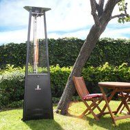 Lava Heat Italia 56,000 BTU Outdoor Heater with &ldquo;Easy Start&rdquo; Electrical Ignition, Black Finish N2