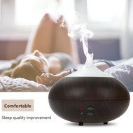 oobest Wood Grain Aroma Essential Oil Diffuser Humidifier-300ML Diffuser Cool Mist Humidifier Air Purifier Use... N13