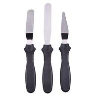 Free Shipping Pastry Spatulas 3pcs/set Angled Straight Spatula Spread Icing CreamCake Decorating Cutter High Quality N2
