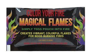Magical Flames Vibrant &amp; Colorful Flames for Wood Burning Fires (25 Pack)