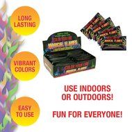 Magical Flames Vibrant &amp; Colorful Flames for Wood Burning Fires (25 Pack) N3
