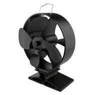 Neat834 Heat Powered Stove Fan, 4 Blades Round Wood Burning Stove Fan, High Airflow &amp; Silent Performance, Save... N2