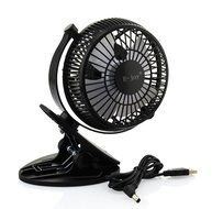 E-joy&reg; Mini USB Powered Flexible Gooseneck Fan LED Cooling Flashing USB Temperature Fan for PC Laptop Notebook...