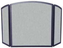 Uniflame S-1658 3 FOLD BRONZE WROUGHT IRON SCREEN WITH CONTINUOUS ARCH