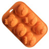 Always Your Chef 6-Cavity Silicone Little Bears Muffin Cups Handmade Soap Molds Biscuit Chocolate Ice Cake Baking...