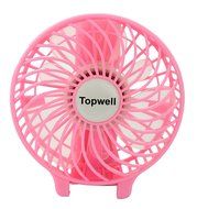 Topwell&reg; Rechargeable Fans Portable Handheld Fan Battery Operated Cooling Fan Electric Personal Fans Foldable... N8