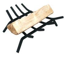 Woodeze Home Decorative Outdoor Fire Place Accessorie 16" Steel Bar Grate 1/2" Bars
