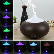 oobest Wood Grain Aroma Essential Oil Diffuser Humidifier-300ML Diffuser Cool Mist Humidifier Air Purifier Use... N15