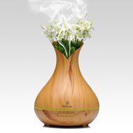 Aromatherapy Essential Oil Diffuser, AROFUME 400ml&nbsp;Ultrasonic Cool Mist Aroma Humidifier with Wood Grain, 4 Time... N3