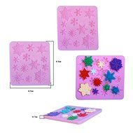 Dachun Snowflake Silicone Baking Cake Mold Candle Mold Bakeware N2