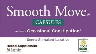 Traditional Medicinals Smooth Move Senna Capsules, 50 Count N5