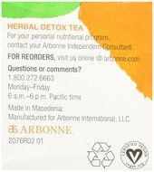 Arbonne Herbal Detox Tea, 20 Count N4