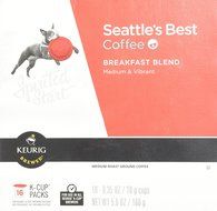 Seattle&#039;s Best Coffee Breakfast Blend K-cup 16 Packs N5