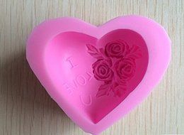 HSE Heart Shape Flower Chocolate Candy 3D silicone Mould Cartoon Figre/cake tools Soap Mold Sugar craft Cake Decoration