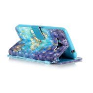 Samsung Galaxy Grand Prime Case,Yaheeda [3D Colored Drawing] [Flip Fit] Premium PU Leather Card-Slots Cash-Slots... N3