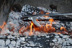 NEW Pro Fire Poker TM All Stainless H.D. 40 1/2 Long Hand Forged. N8