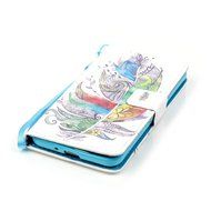 Samsung Galaxy Grand Prime Case,Yaheeda [3D Colored Drawing] [Flip Fit] Premium PU Leather Card-Slots Cash-Slots... N5