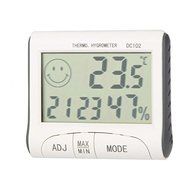 Generic LCD Digital Thermometer Hygrometer Temperature Humidity Meter Clock w/ Magnetic N3