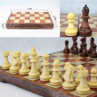 CHENGYIDA International Chess Sets - Magnetic Chess Game - Fine Wood Classic Handmade Standard Staunton Ultimate...
