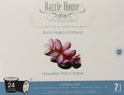 Barrie House Single Cup Capsules for K-Cup Brewer, Hawaiian Kona Hapa, 80 Count N6