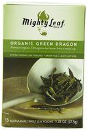 Mighty Leaf Tea Organic Green Dragon Tea, 15-Count Whole Leaf Pouches (Pack of 3) N2