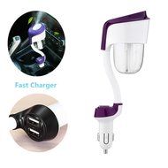 Car Oil Diffuser Humidifier, Ultrasonic wave Car Air Humidifier and Aromatherapy Essential Oil Diffuser Mister... N14