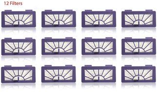 8 Pack Hepa Filter Replacement for Neato XV-15 XV-25 XV21 Vorwerk VR100 Vaccum By NISPIRA N4
