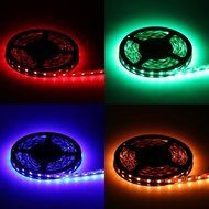 Spritech High Density Waterproof Led Light Strip, SMD 3528, 300 LEDs 5 Meter or 16 Feet LED Strip 60 Leds/M
