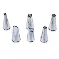 Matoen(TM) 6pcs DIY Stainless Steel Icing Piping Nozzles Pastry Tips Fondant Cup Cake Baking N7