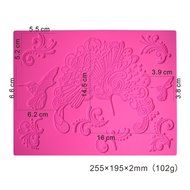 ART Kitchenware Decoration Lace Mat Silicone Fondant Lace Mold 8.5&times;6.5&times;0.06 inch BLM-27