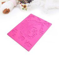 ART Kitchenware Decoration Lace Mat Silicone Fondant Lace Mold 8.5&times;6.5&times;0.06 inch BLM-27 N2