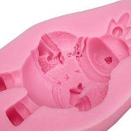 "dipshop Christmas Santa Elk Deer Silicone Mold Fondant Cake Mould" shopping