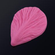 Anself Silicon Cake Mold 3D Leaf Shape Fondant Mould for Cake Decoration N8