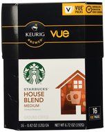 Starbucks House Blend Coffee Keurig Vue Portion Pack, 32 Count