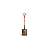 A.M. Leonard Forged Steel Square Point Shovel with D Grip Handle - 30 Inches