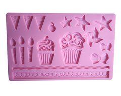 Click Down Gem Printing Mold Silicone Mold Cake Molds Fondant Tools Decorating Tools N2