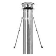 Metalbest URBK 8"- 10" Ultra-Temp/Galva-Temp Class A Chimney Pipe - Universal Ro, Stainless Steel