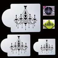 BleuMoo Chandelier Shaped Fondant Cake Mold Cake Spray Flowers Mould Decoration Tool N6