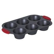 NEW Duncan Hines 6 Cup Jumbo Muffin Pan - Gray