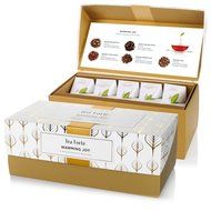 Tea Fort&eacute; Warming Joy Presentation Box Featuring Seasonal &amp; Festive Tea Blends - 20 Handcrafted Pyramid Tea Infusers N5