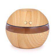 USB Diffuser Sunsbell 300ml Cool Mist Humidifier Ultrasonic Aroma Essential Oil Diffuser with LED Blue Light (...