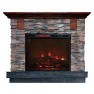 Cautis Rustic 52" Stone Infrared Fireplace N3